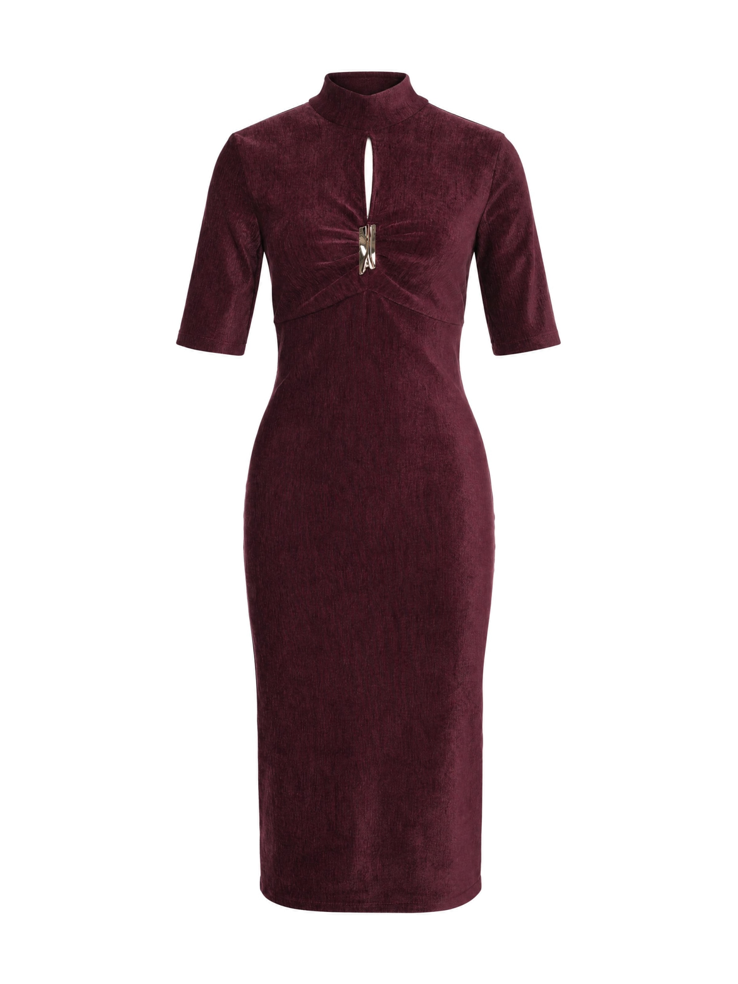 Dames jurk bordeaux