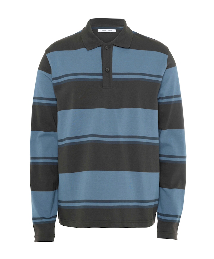 Heren polo blauw