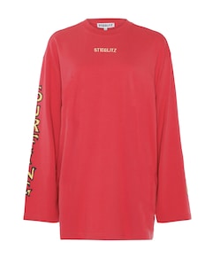 Dames longsleeve rood