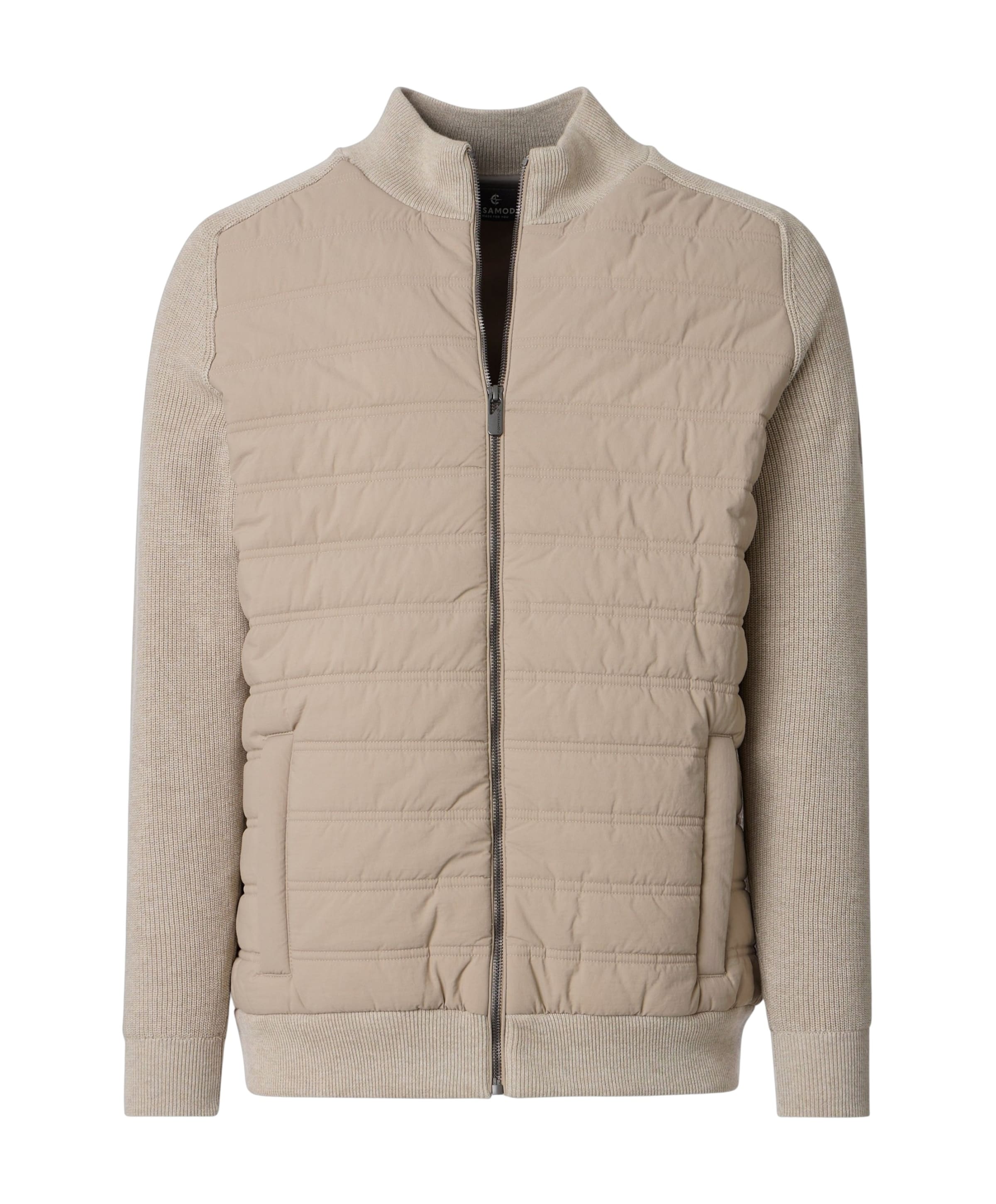 Heren vest beige