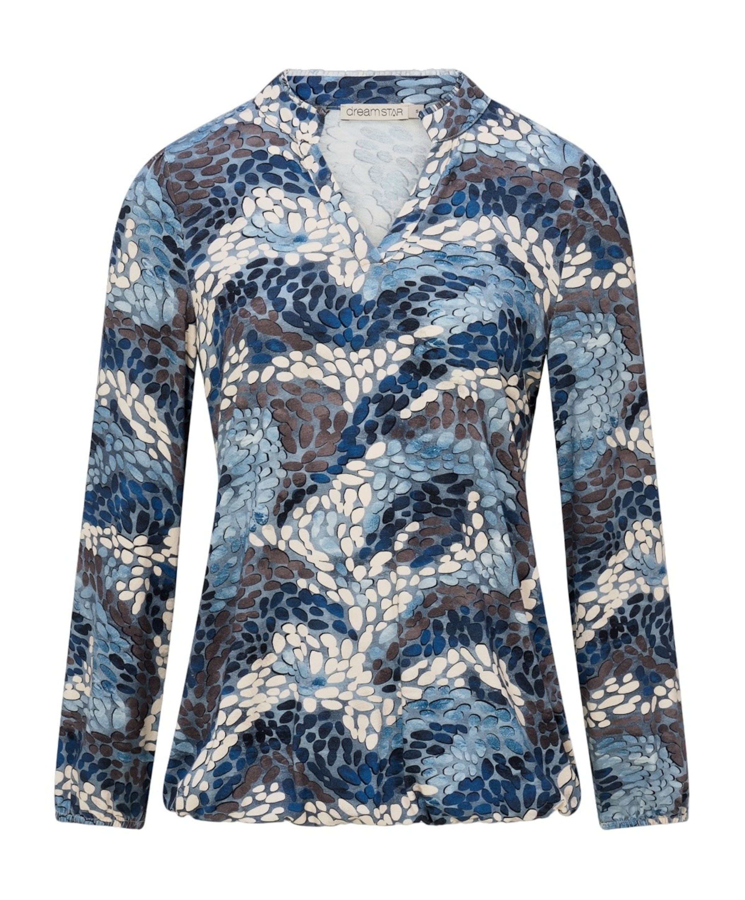 Dames longsleeve blauw