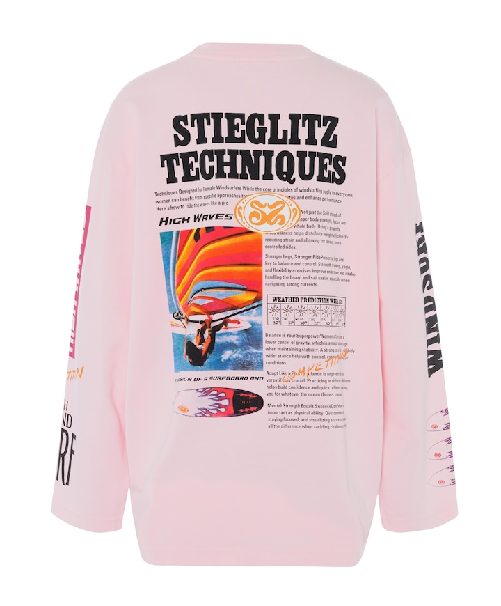 Dames longsleeve roze