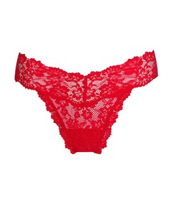 Dames string rood