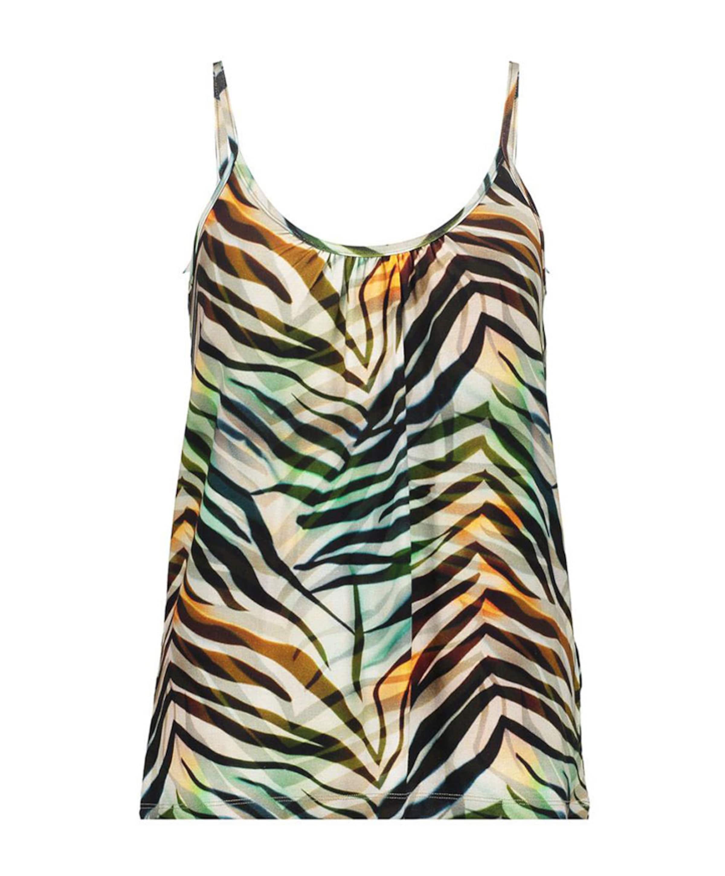 Dames top bruin