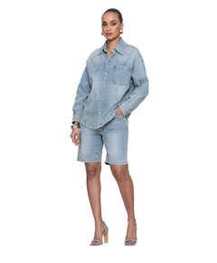 Jeans shorts stones dames korte broek blauw