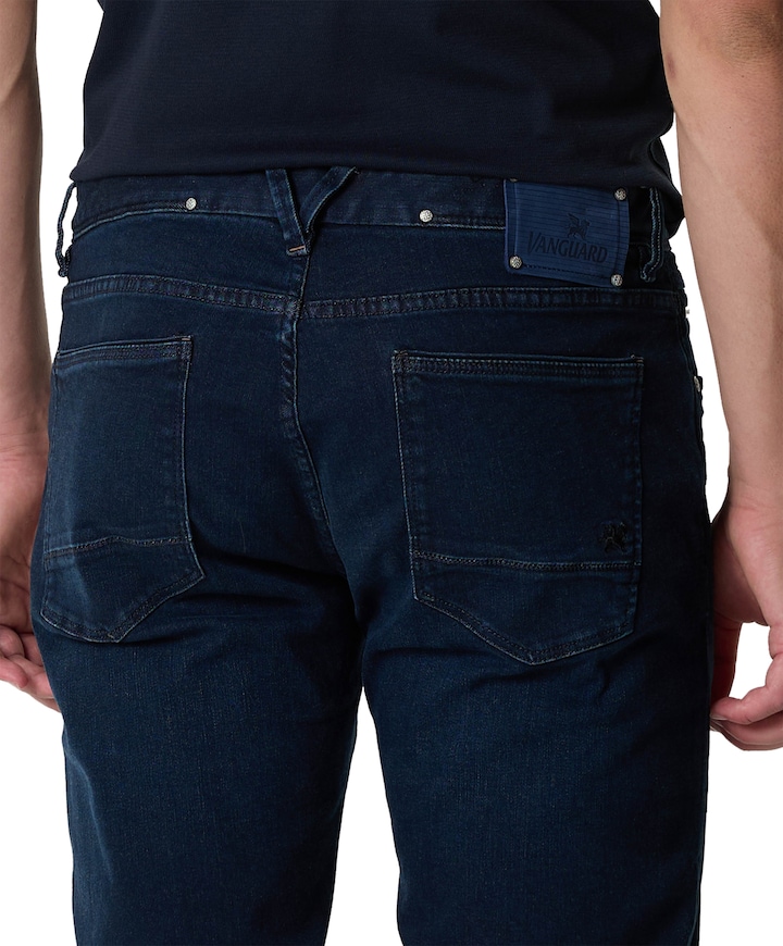 V7 RIDER INDIGO PURE WASH heren jeans blauw