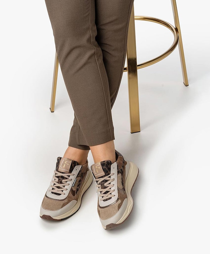 dames sneakers beige