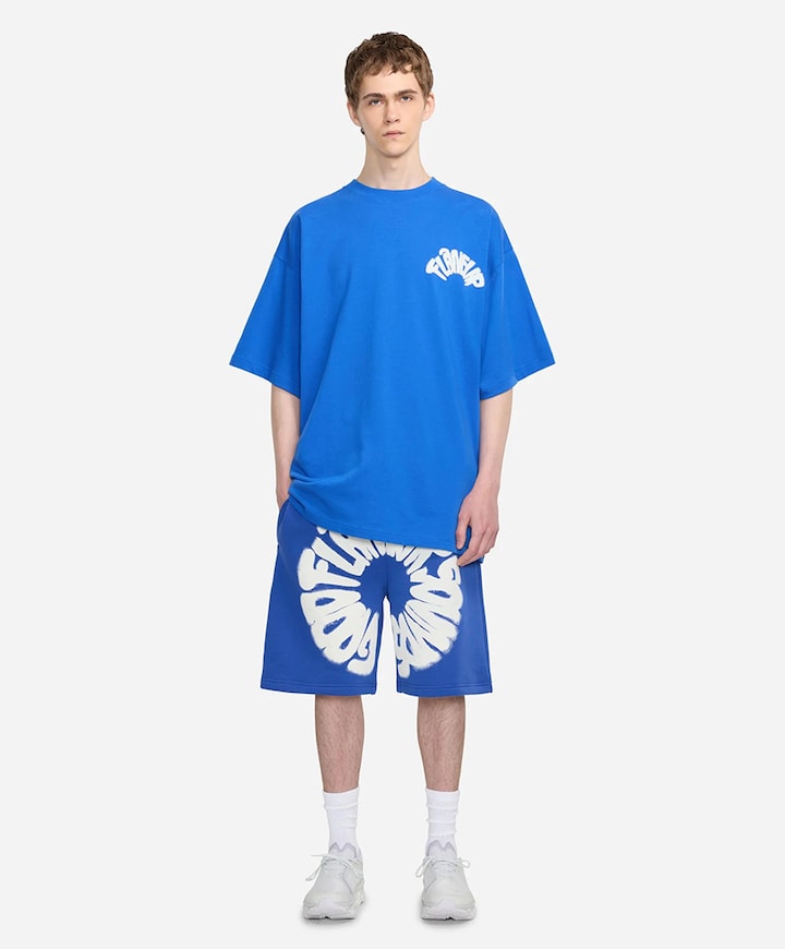 Heren T-shirt blauw