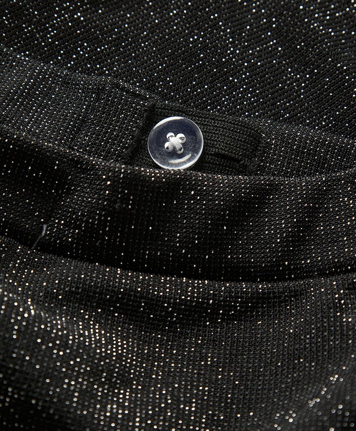 NMFROISIN BOOTCUT meisjes broek zwart