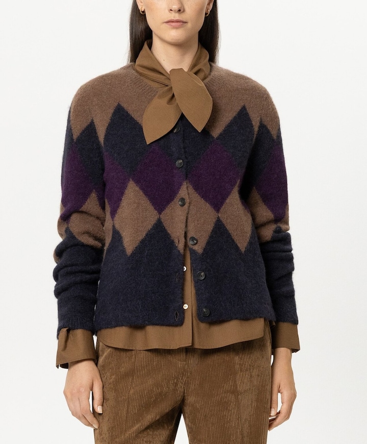 Dames vest blauw