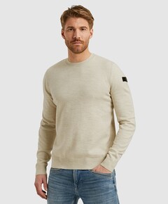 Heren trui ecru