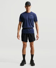 M Nk Df Stride 7in Bf consum heren shorts zwart