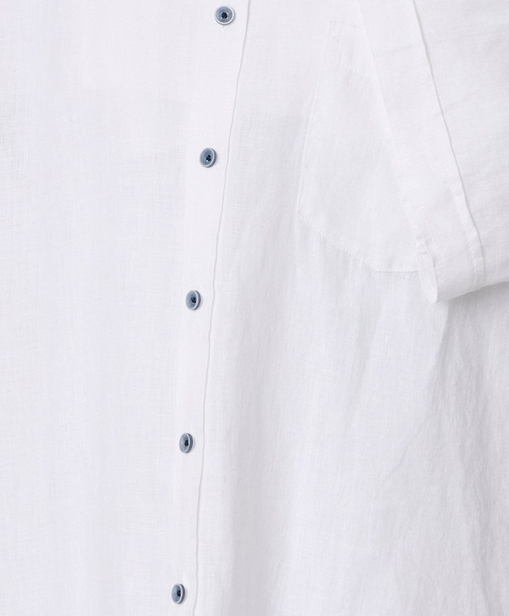 Heren overhemd korte mouw wit