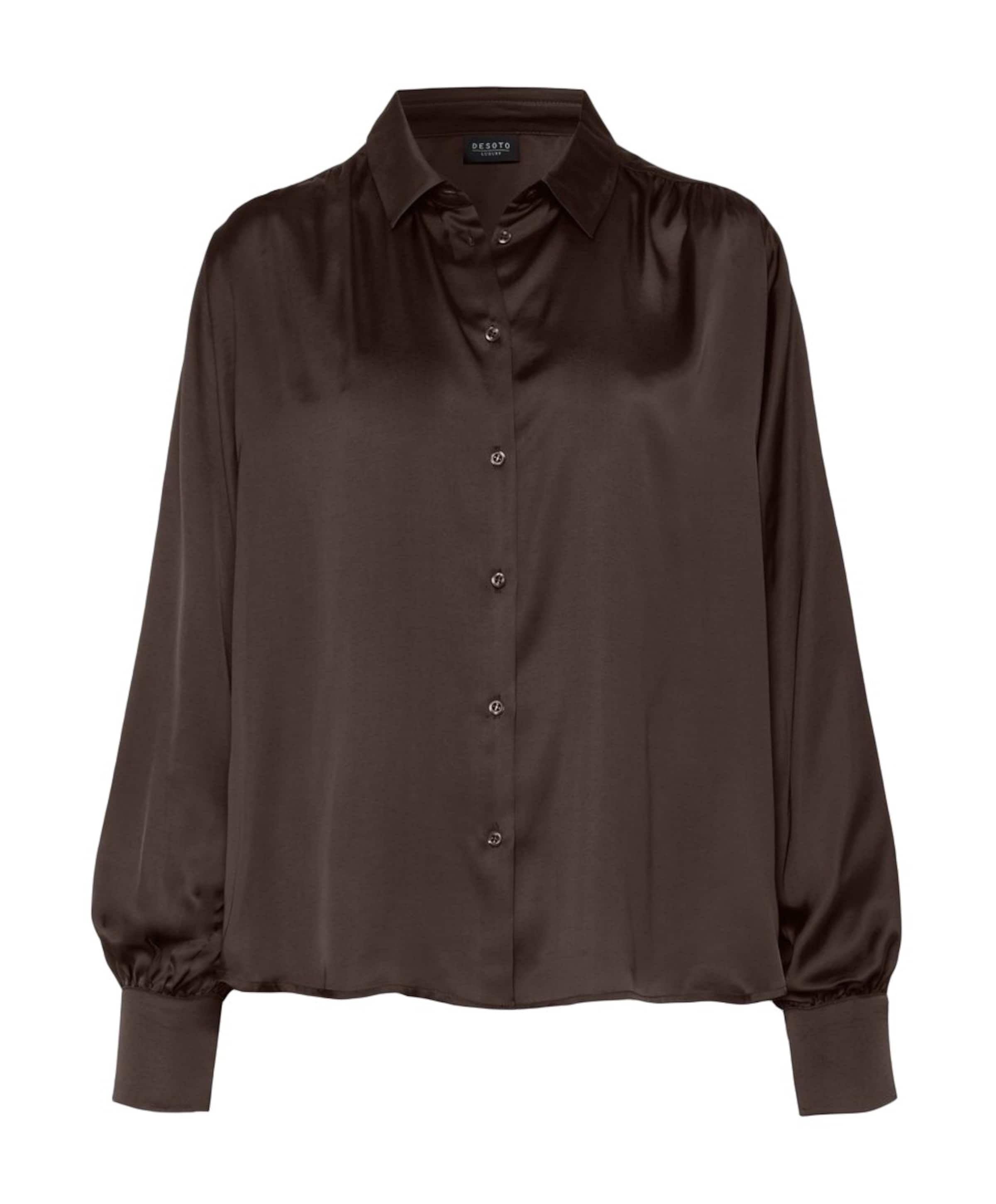 Dames blouse bruin