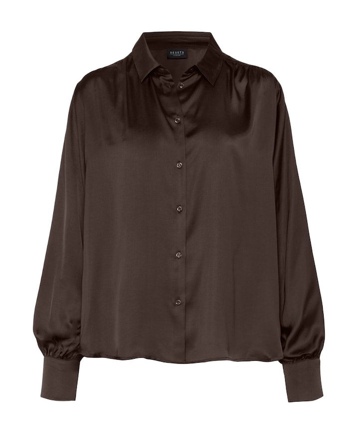 Dames blouse bruin