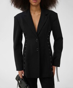 Dames blazer zwart