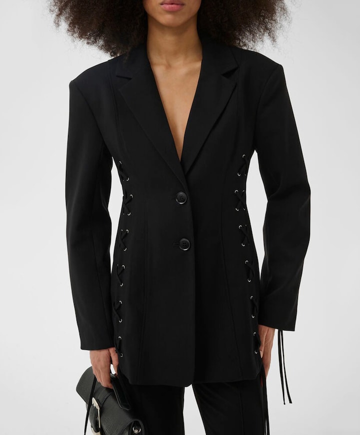 Dames blazer zwart