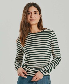 Dames longsleeve groen