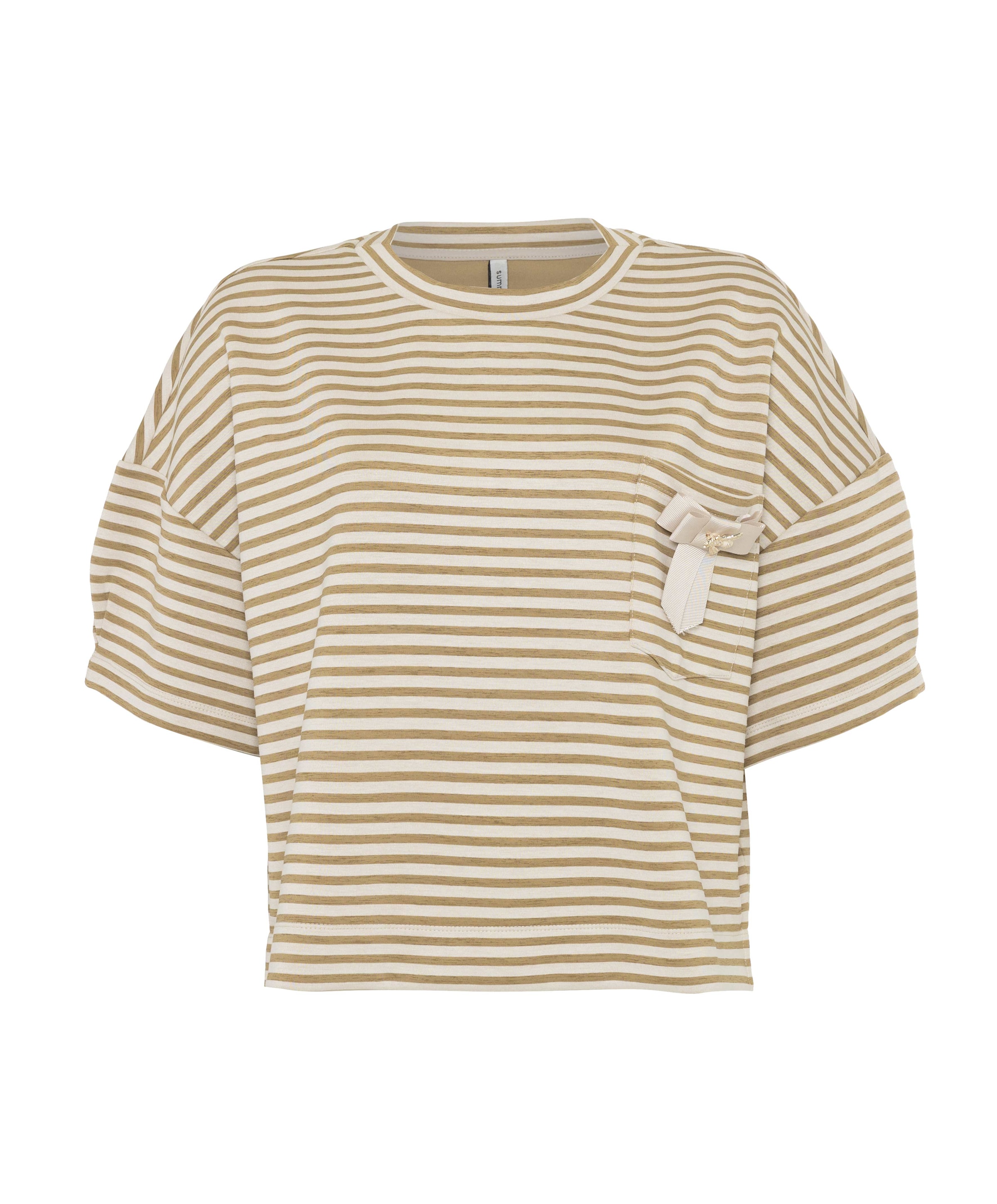 Dames t-shirt beige