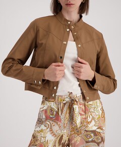 Dames jas bruin