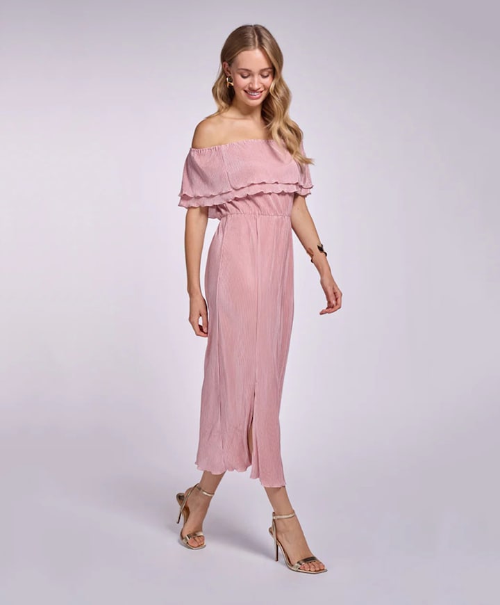 Dames jurk roze