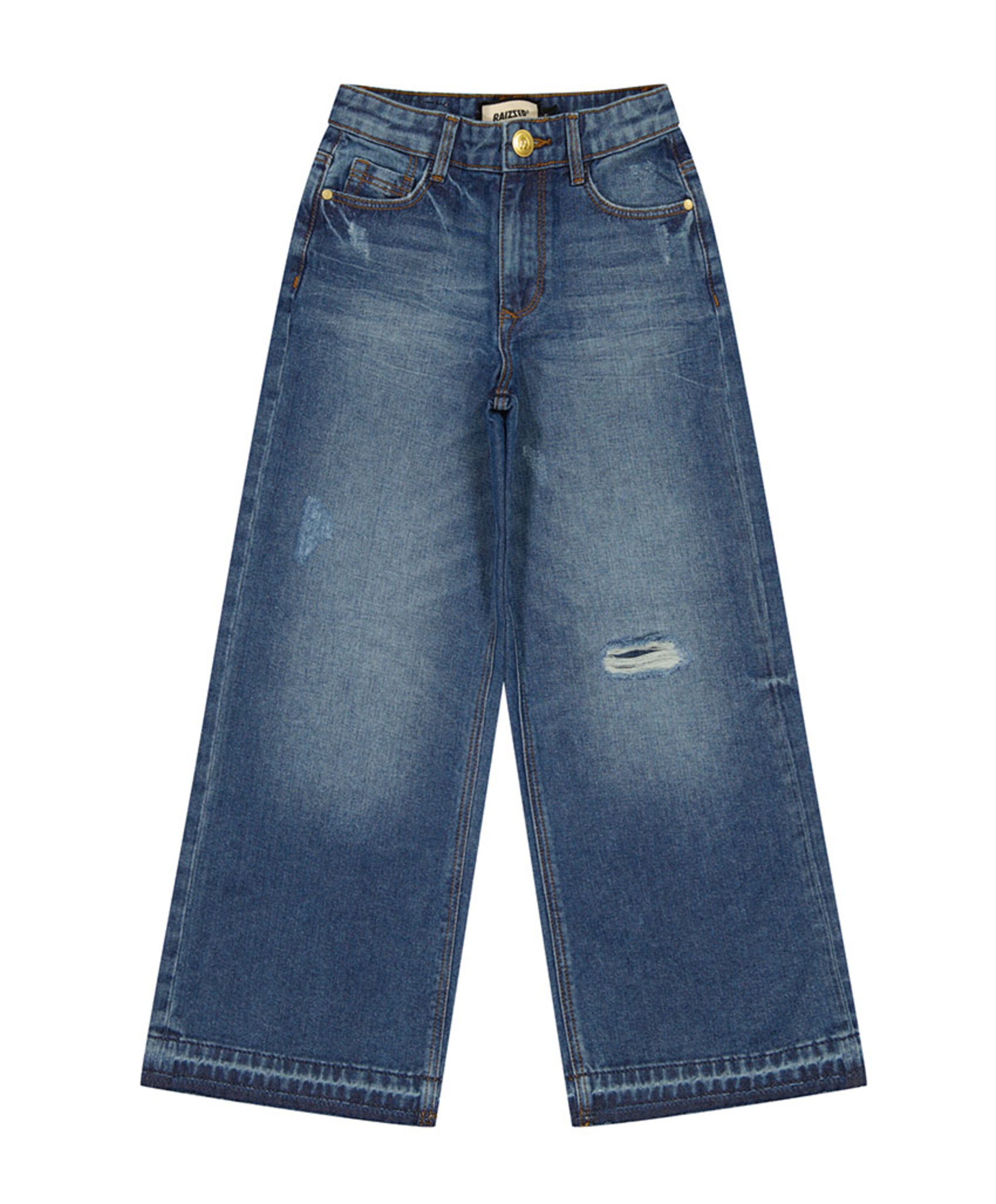 Monaco Crafted meisjes jeans blauw