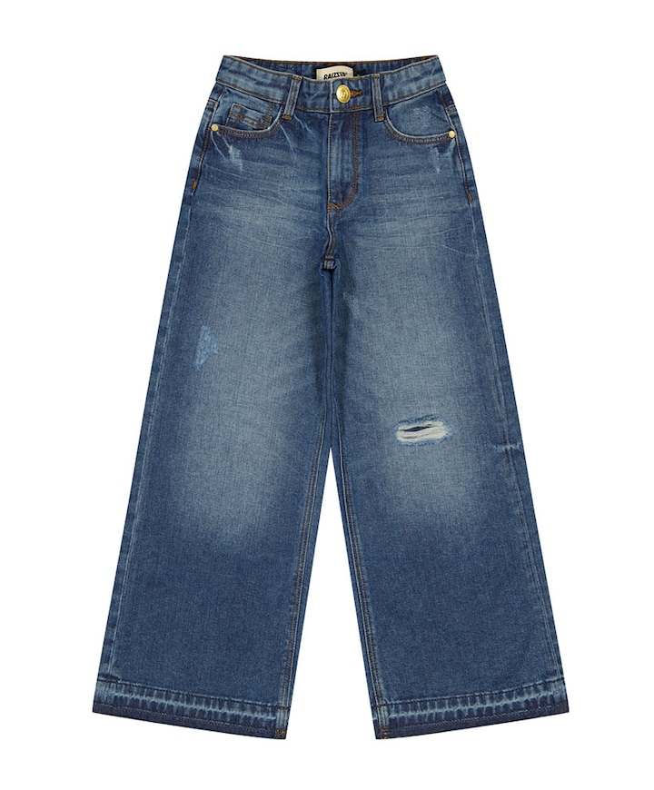 Monaco Crafted meisjes jeans blauw
