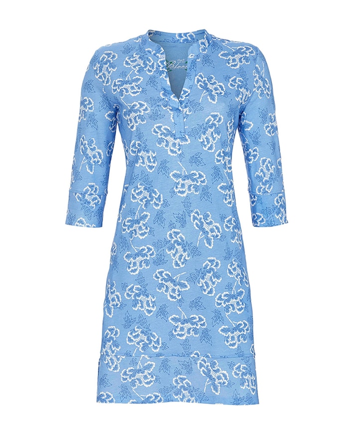 Dames nachthemd blauw