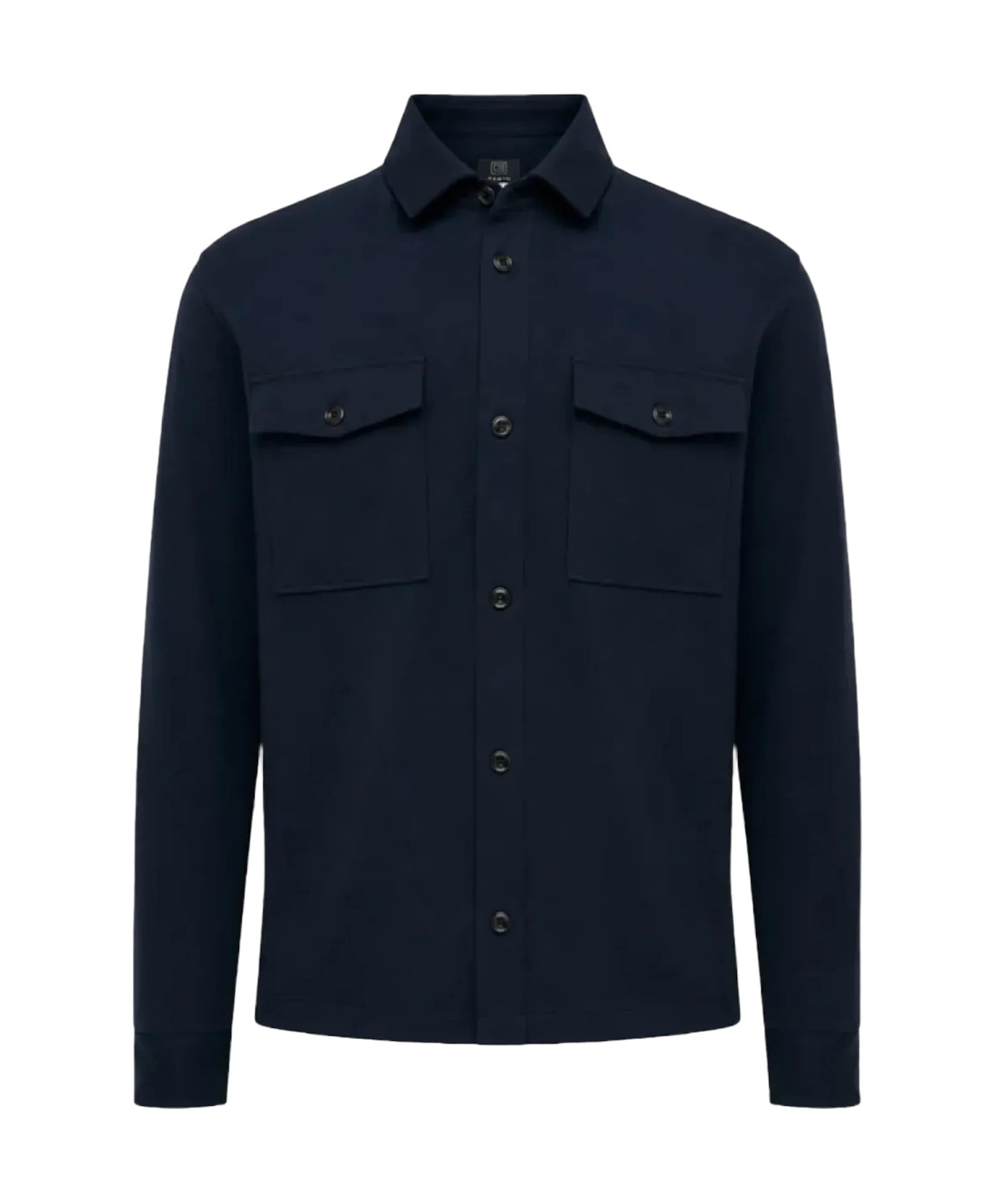 Heren overshirt blauw