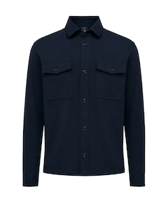 Heren overshirt blauw