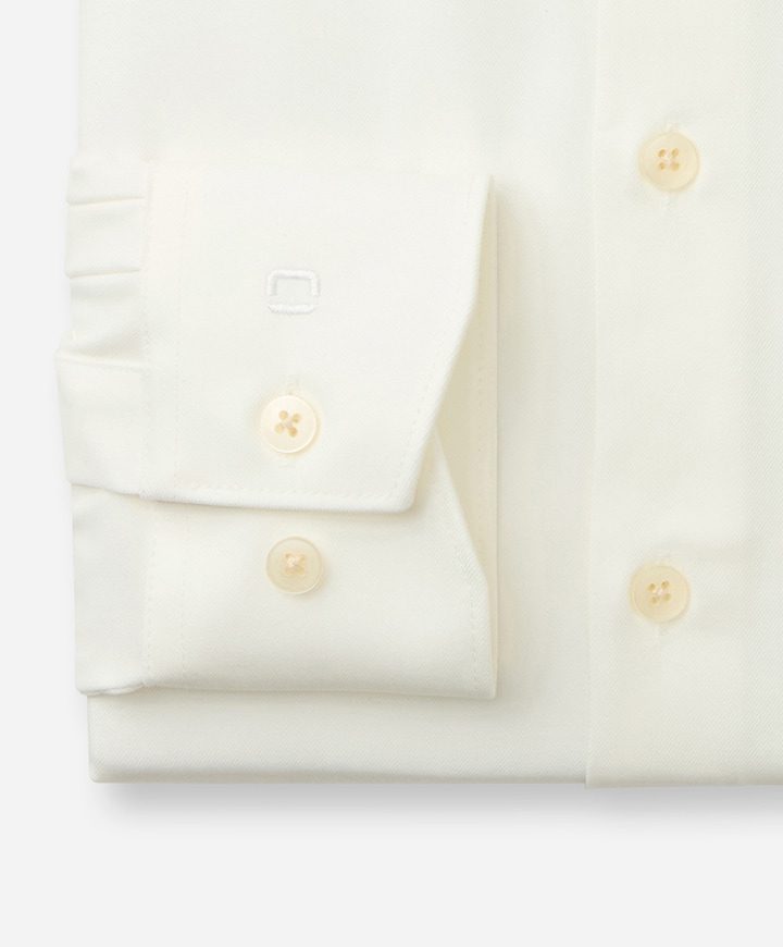 Heren overhemd lange mouw ecru