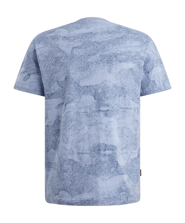 Heren T-shirt blauw