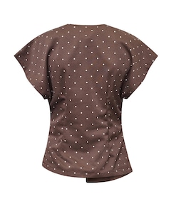 Dames gilet bruin