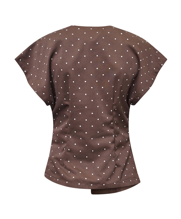 Dames gilet bruin