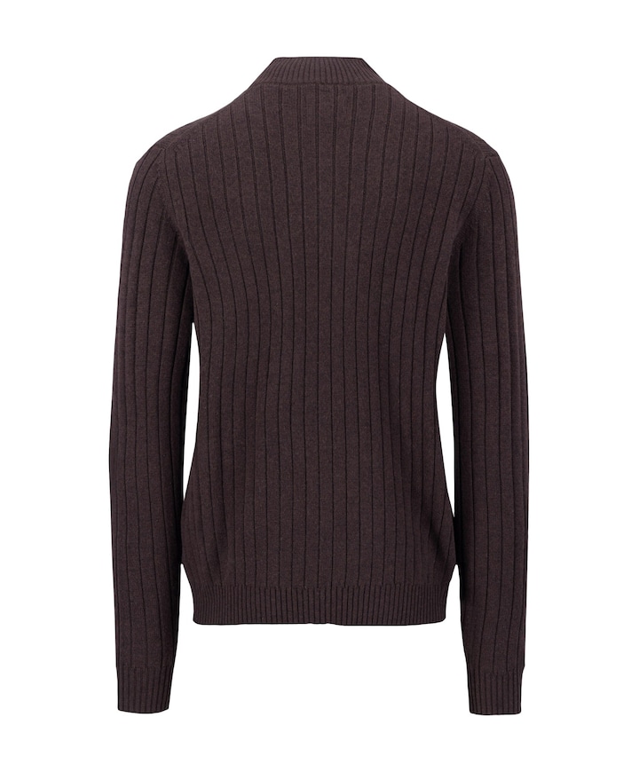 Heren vest bruin