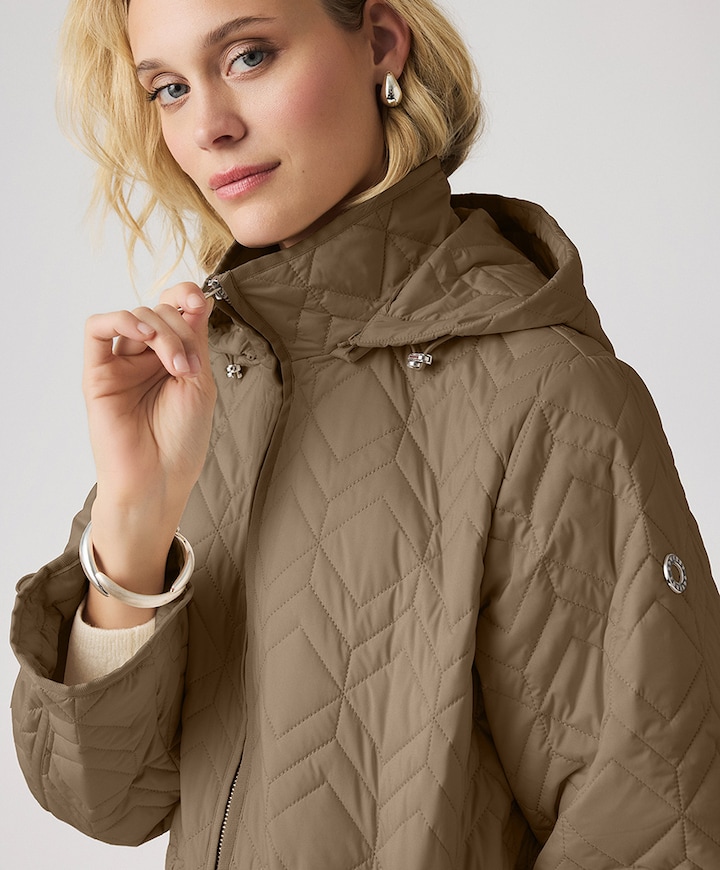 Dames jas beige