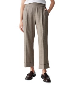 Maikito pepita dames broek bruin