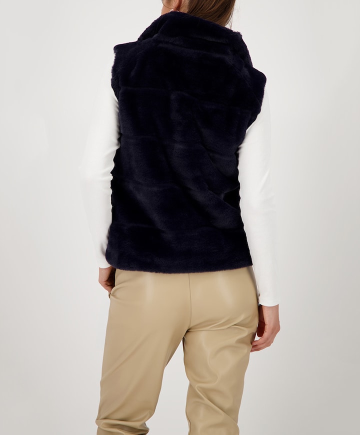 Dames bodywarmer blauw