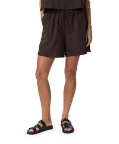 Shala Linen korte broek bruin