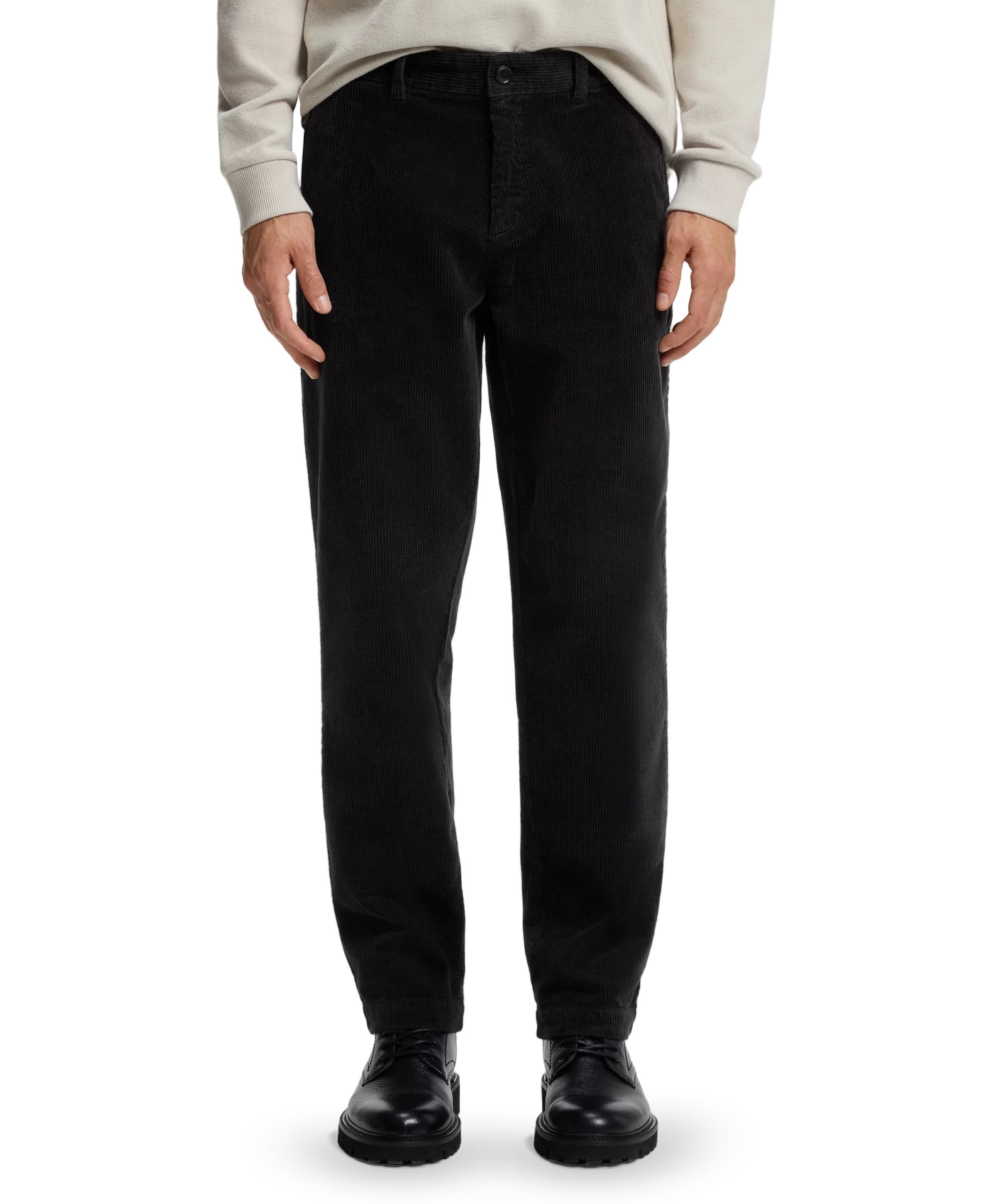Chino_Tapered_N1 10265807 01 heren broek bruin