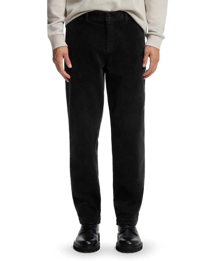 Chino_Tapered_N1 10265807 01 heren broek bruin