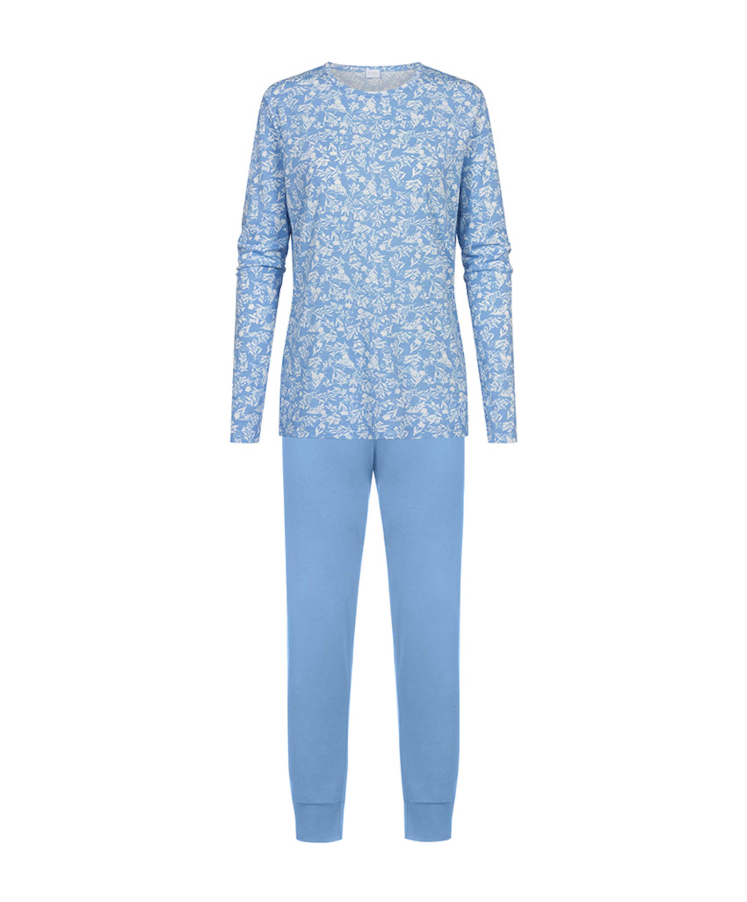 Dames pyjamaset blauw