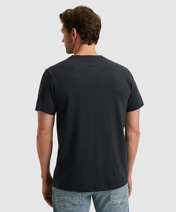 Heren t-shirt blauw