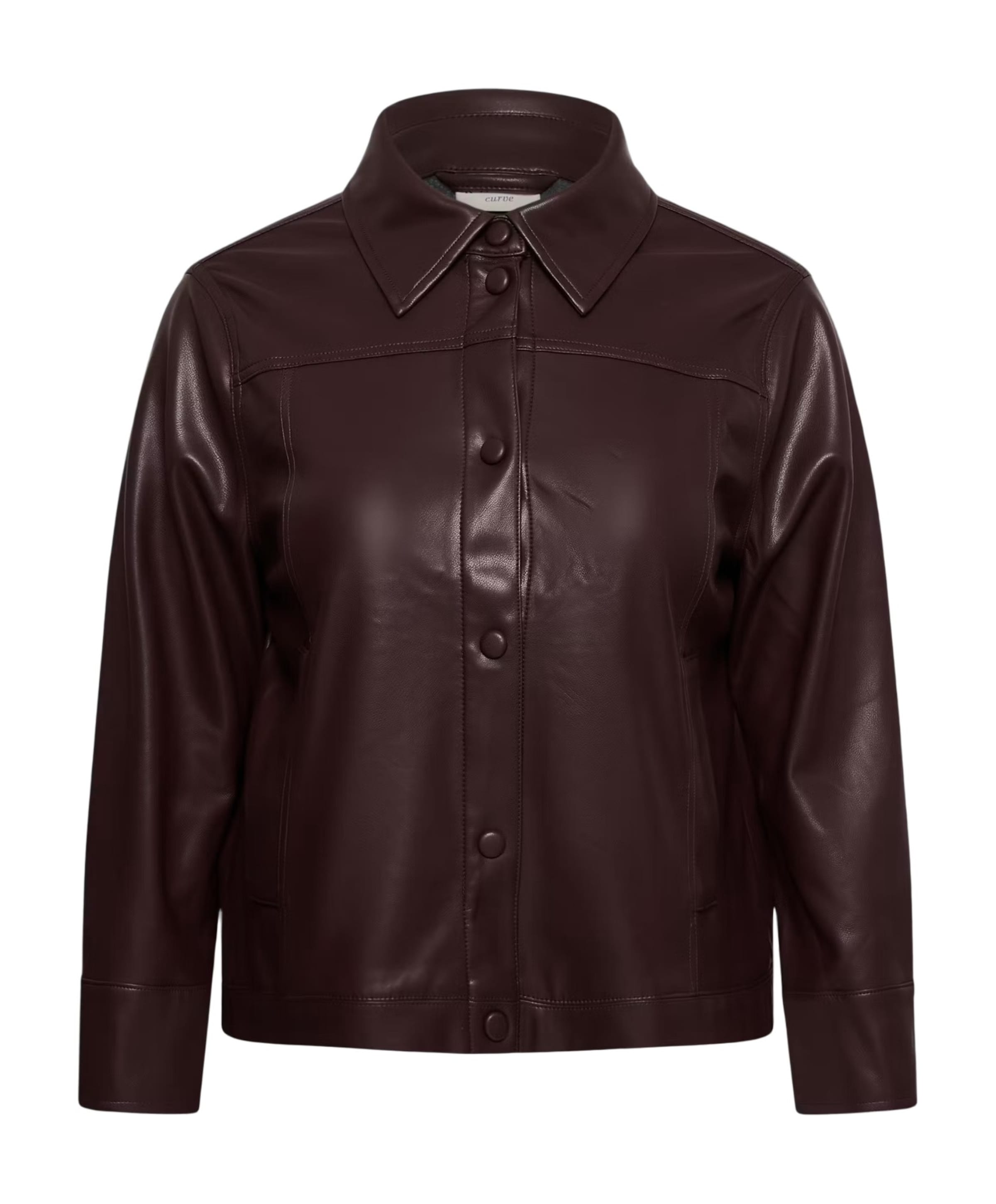 Dames jas bordeaux