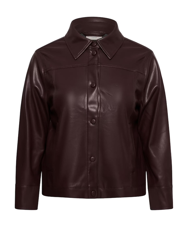 Dames jas bordeaux