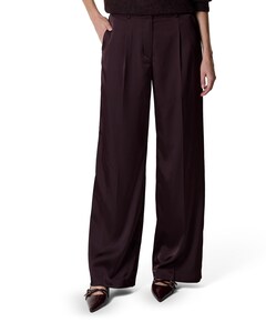 Jules bold satin smart  dames broek paars