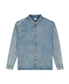 Heren overshirt blauw