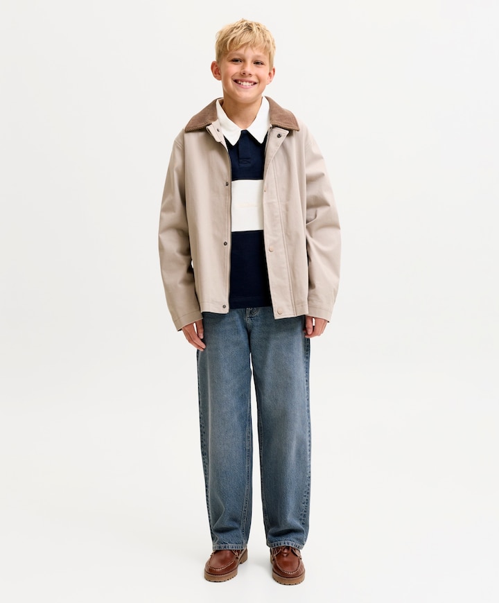JJIALEX JJORIGINAL SQ 032 SN JNR jongens jeans blauw
