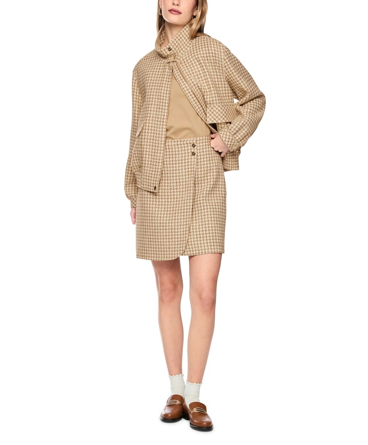 Dames rok beige