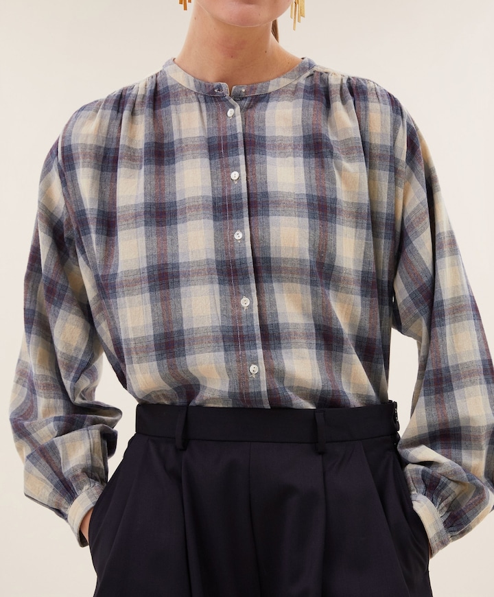 Dames blouse blauw